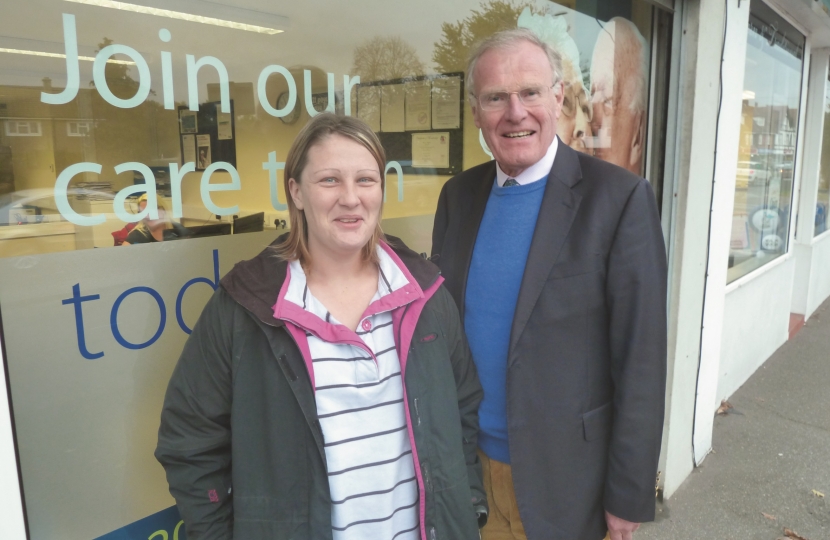 Chris with Grace Polson