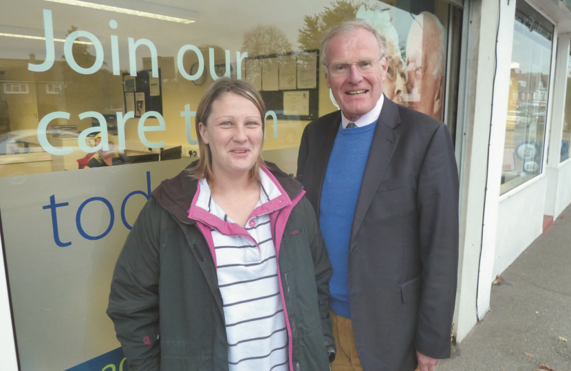 Chris with Grace Polson