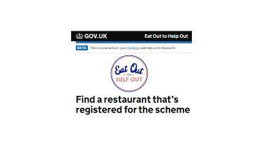 EAT OUT to HELP OUT